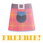 a free paper kilt for your bottles at a party or special occasion